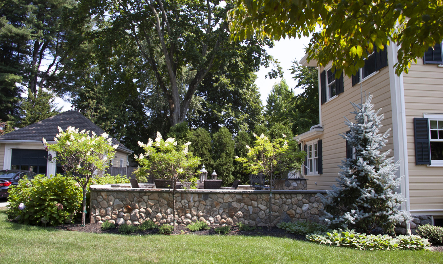 4 Wedgemer Road Patio from yard